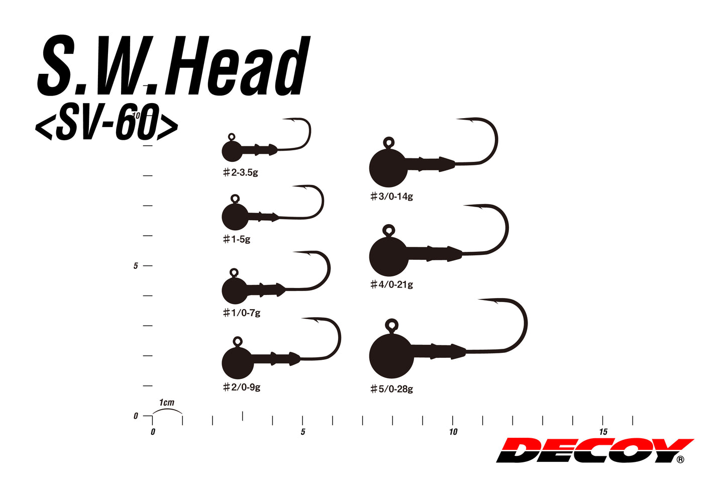 Kepala Jig Umpan SV-60 SW
