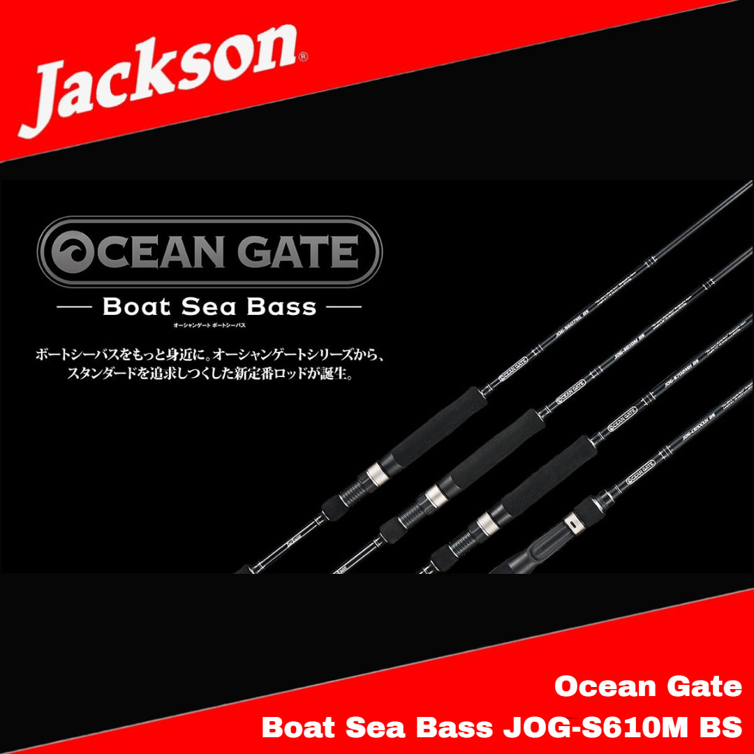 Joran Pemintal Jackson Ocean Gate untuk Perahu Sea Bass JOG-S610M BS