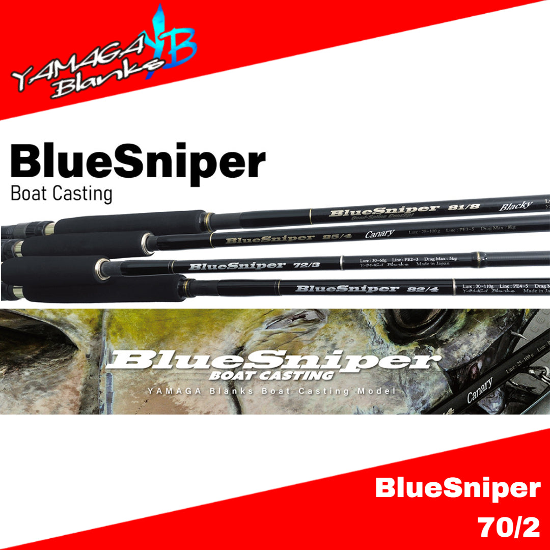 Joran Pancing Yamaga Blanks Spinning Rod Blue Sniper 70/2