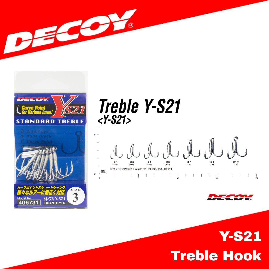 Umpan Pancing Treble Y-S21