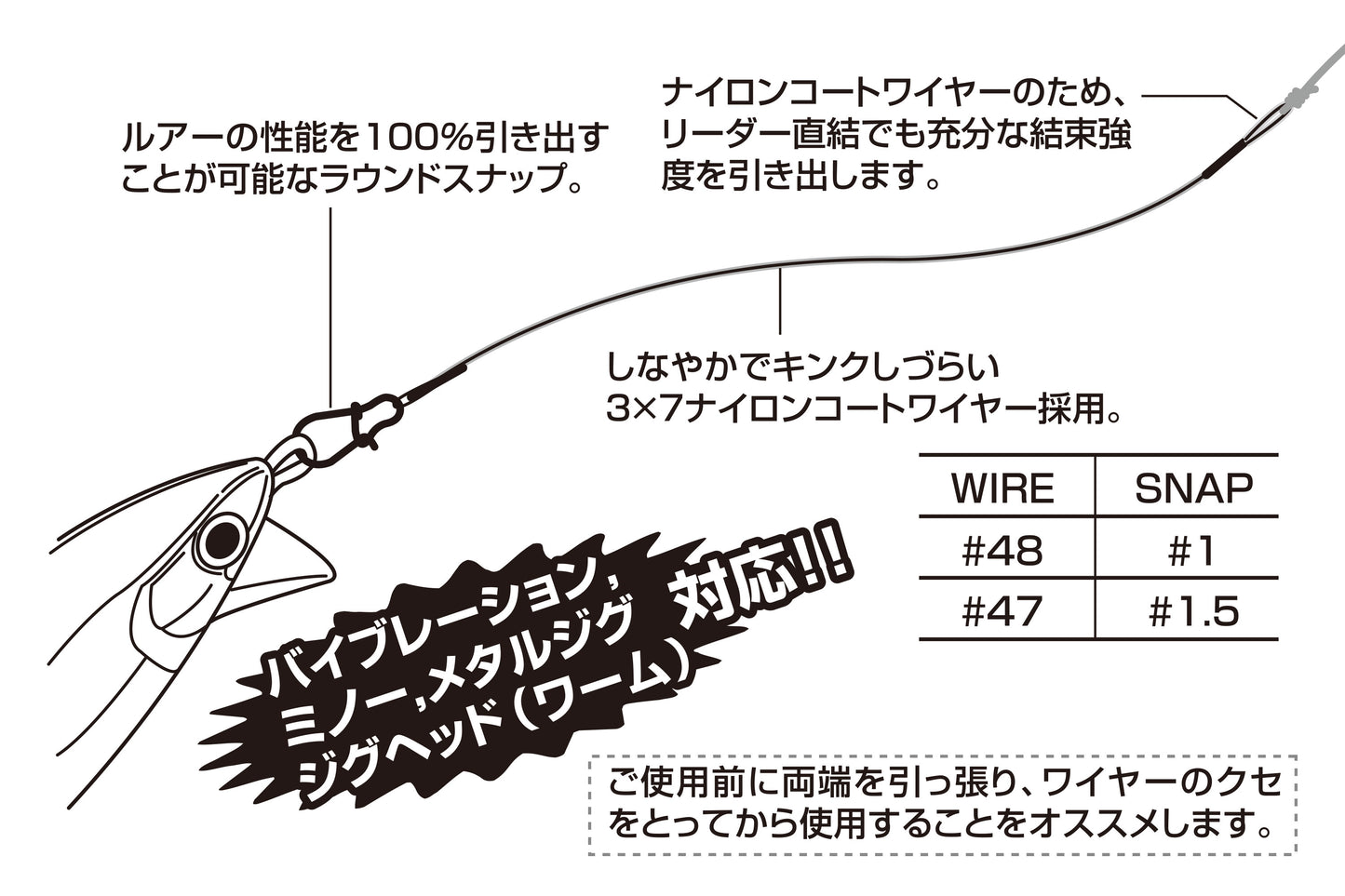Decoy WL-01 Wire Leader Nylon Coated