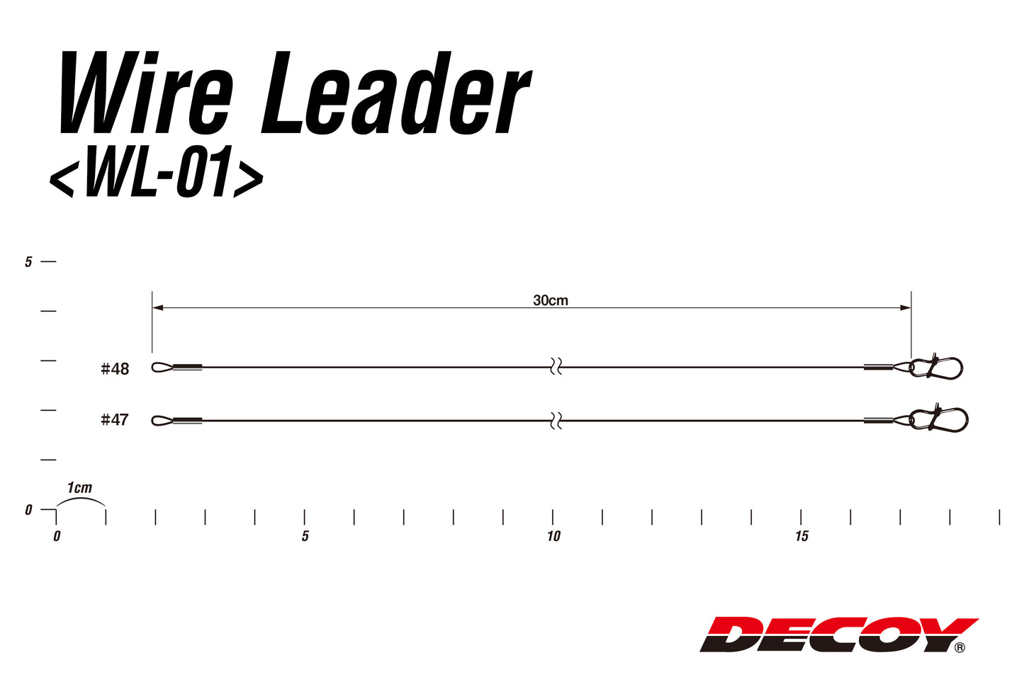 Decoy WL-01 Wire Leader Nylon Coated