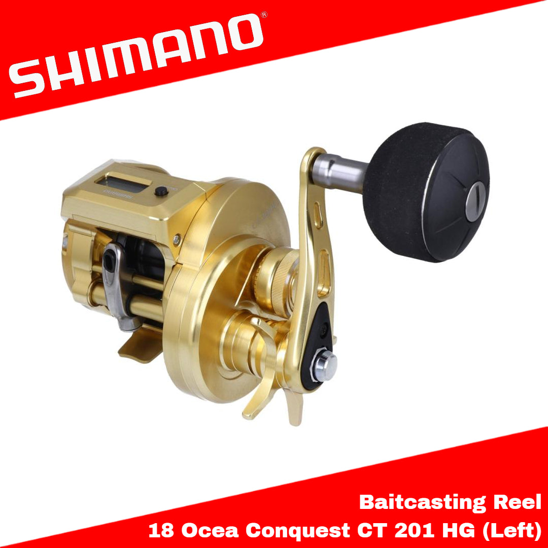 Shimano Baitcasting Reel 18 Ocea Conquest CT 201 HG (Left Handle)