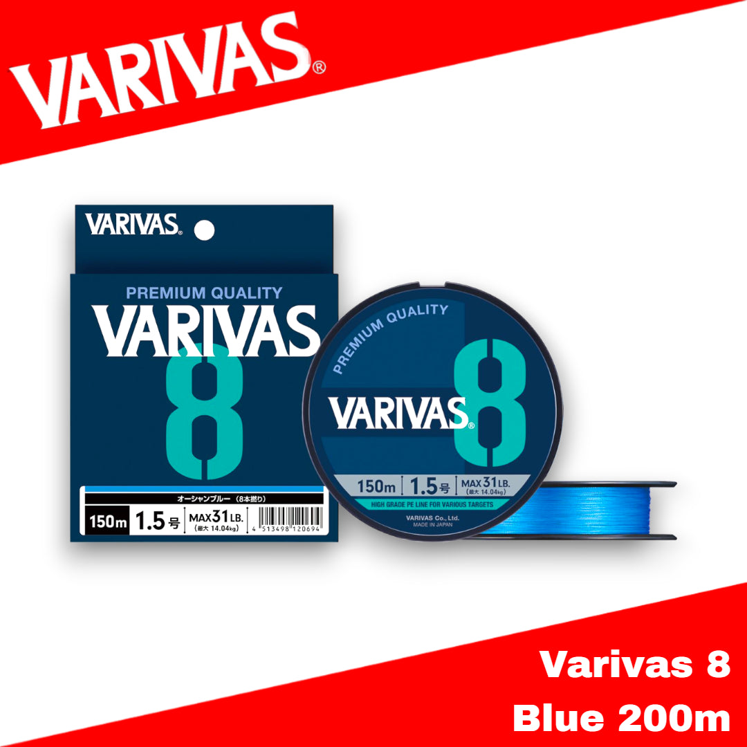 Tali Varivas PE 8x8 Biru 200m