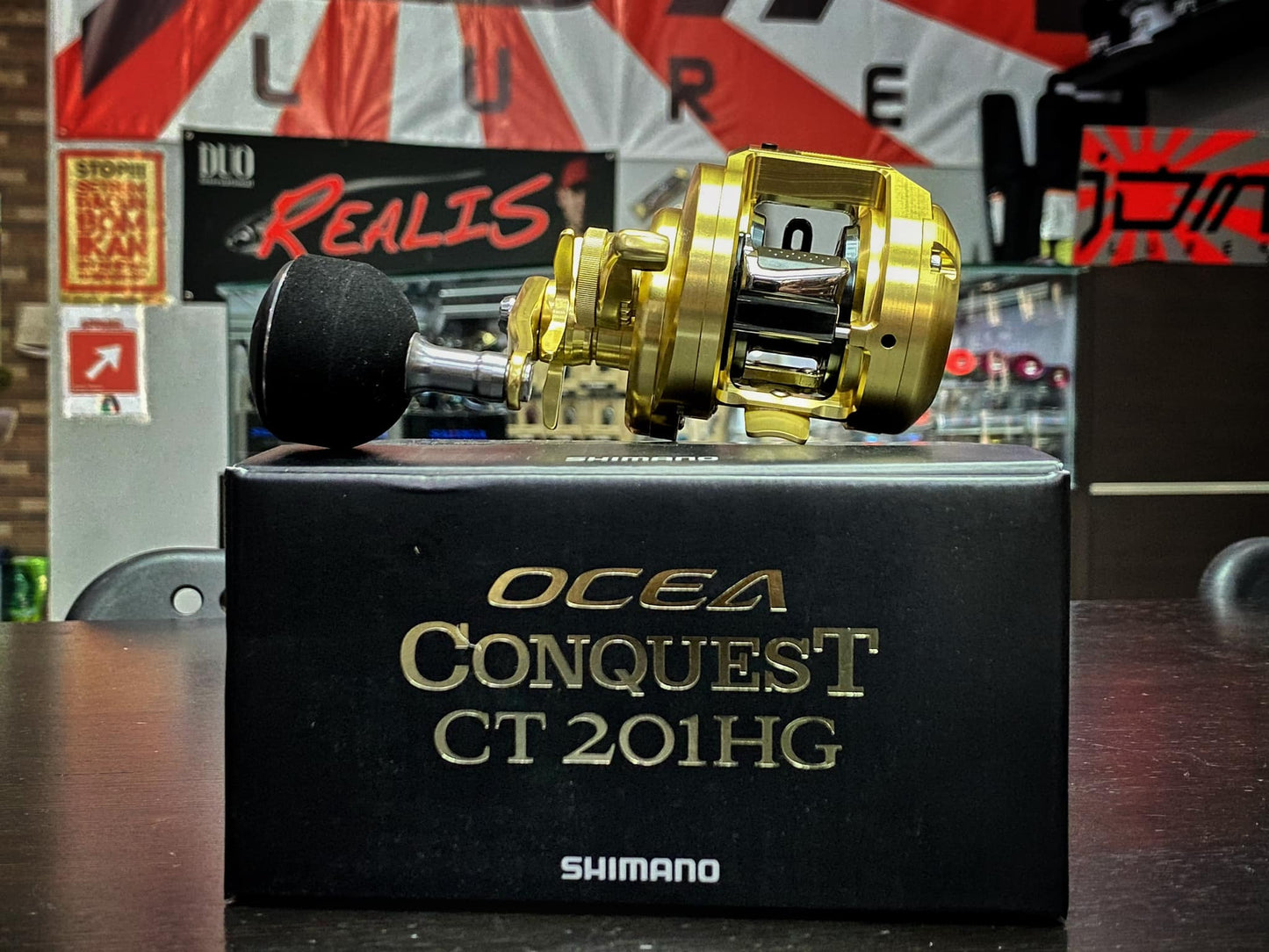 Shimano Baitcasting Reel 18 Ocea Conquest CT 201 HG (Left Handle)