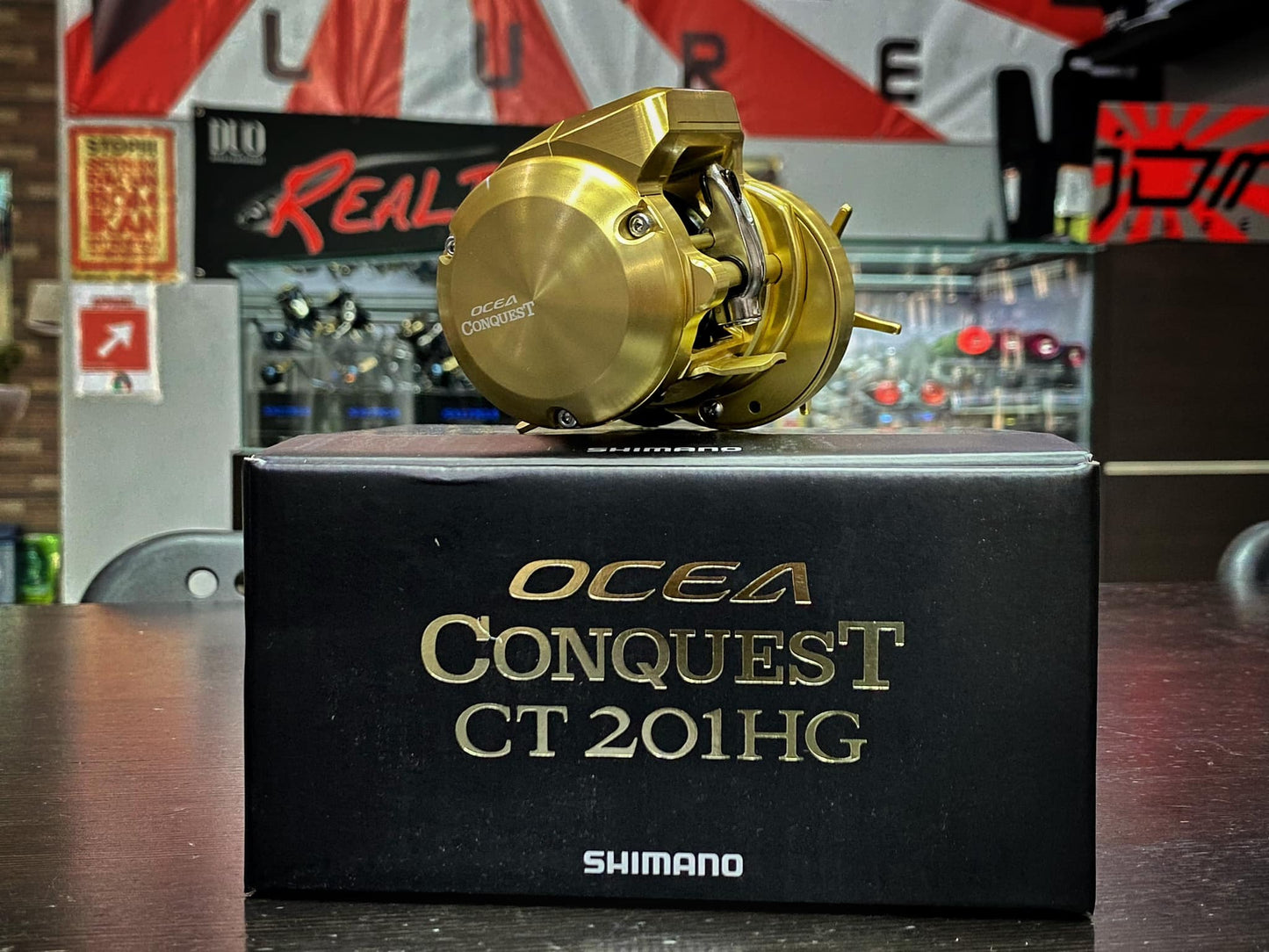 Shimano Baitcasting Reel 18 Ocea Conquest CT 201 HG (Left Handle)