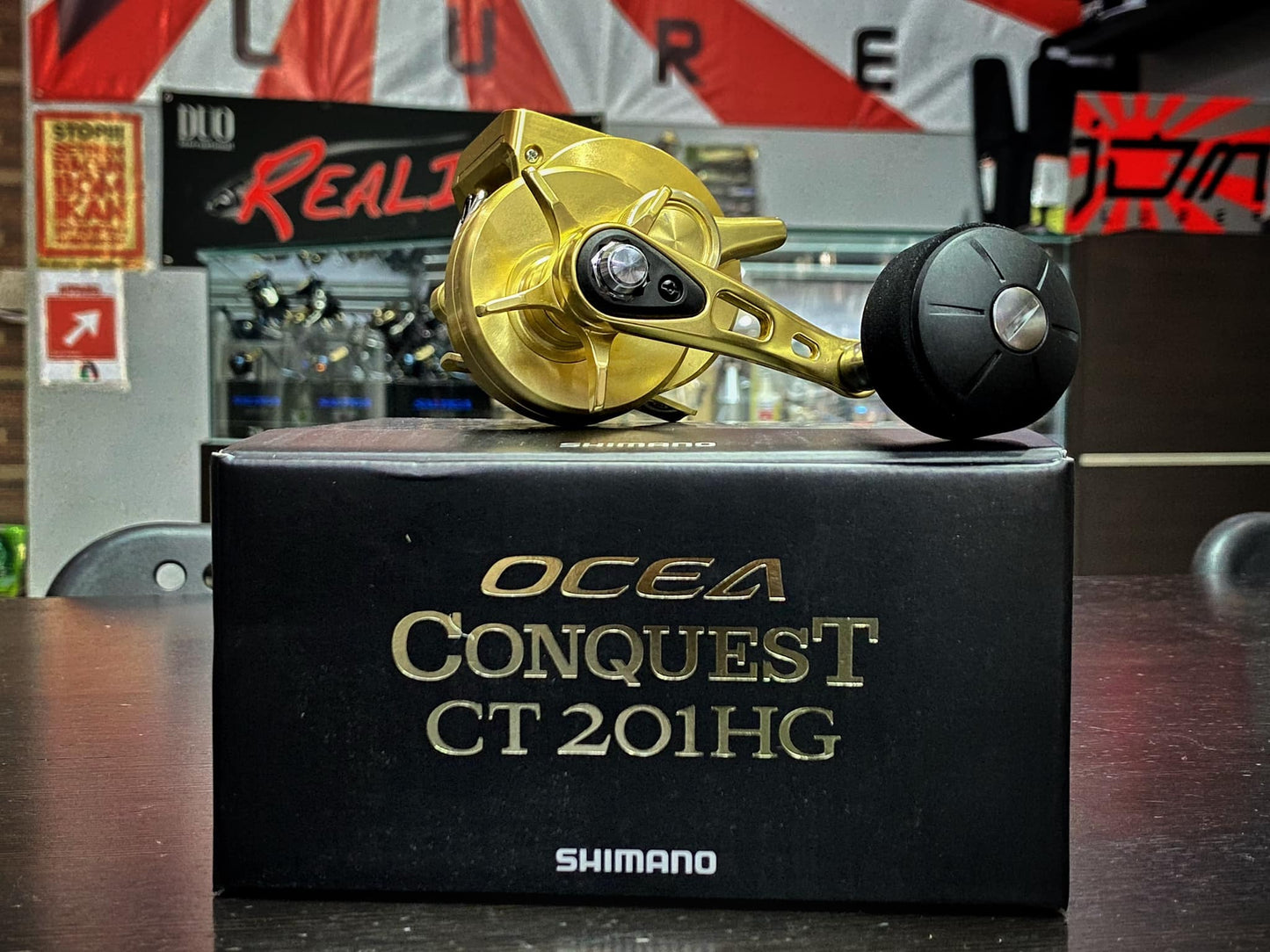 Shimano Baitcasting Reel 18 Ocea Conquest CT 201 HG (Left Handle)