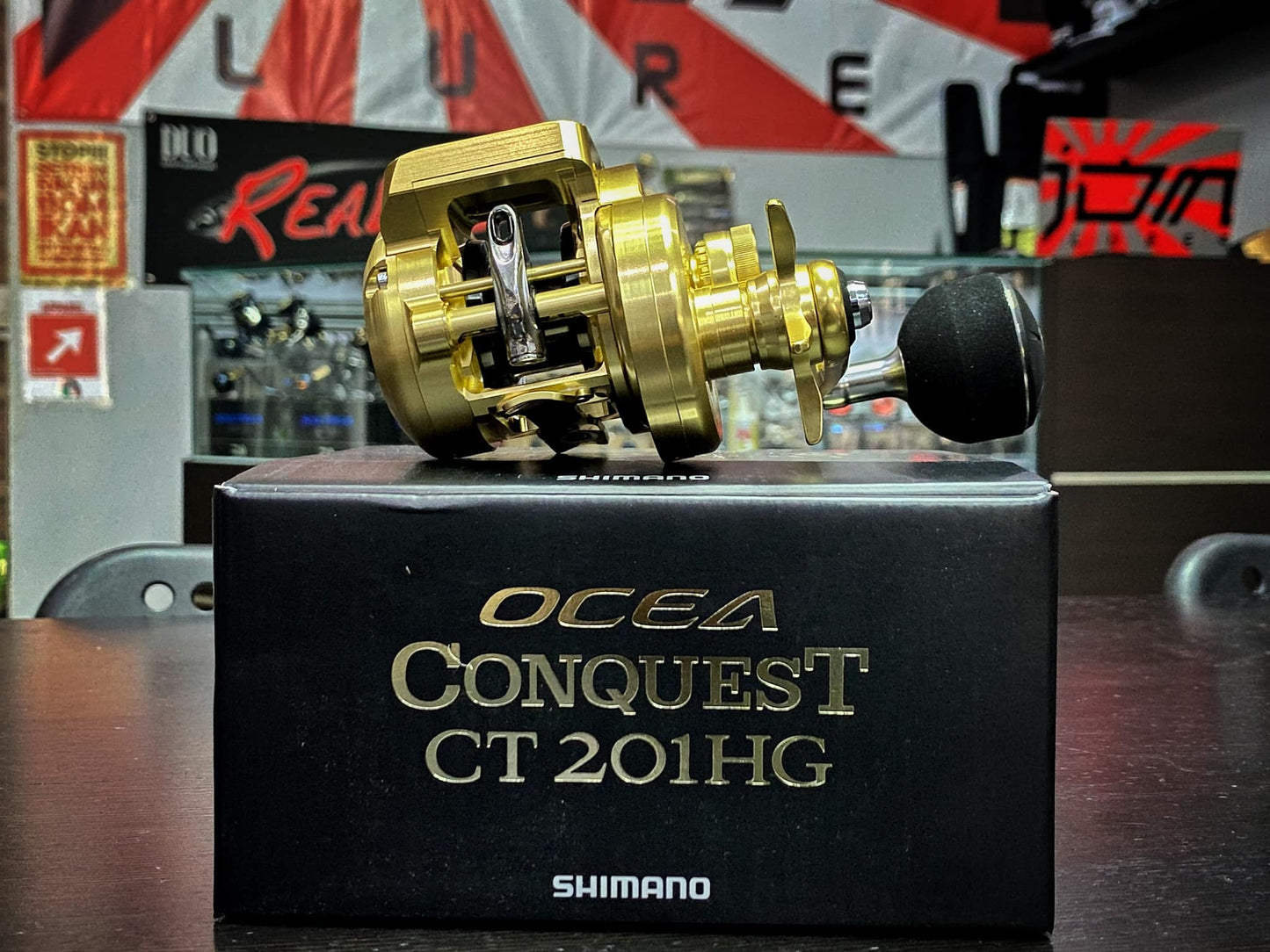Shimano Baitcasting Reel 18 Ocea Conquest CT 201 HG (Left Handle)