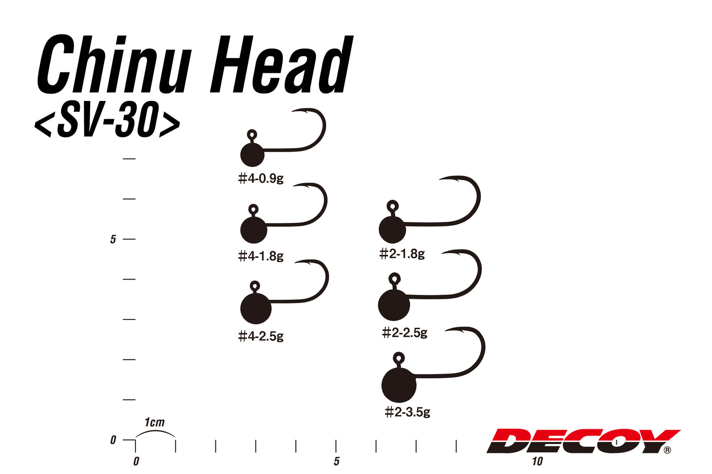 Umpan SV-30 Chinu Jig Head