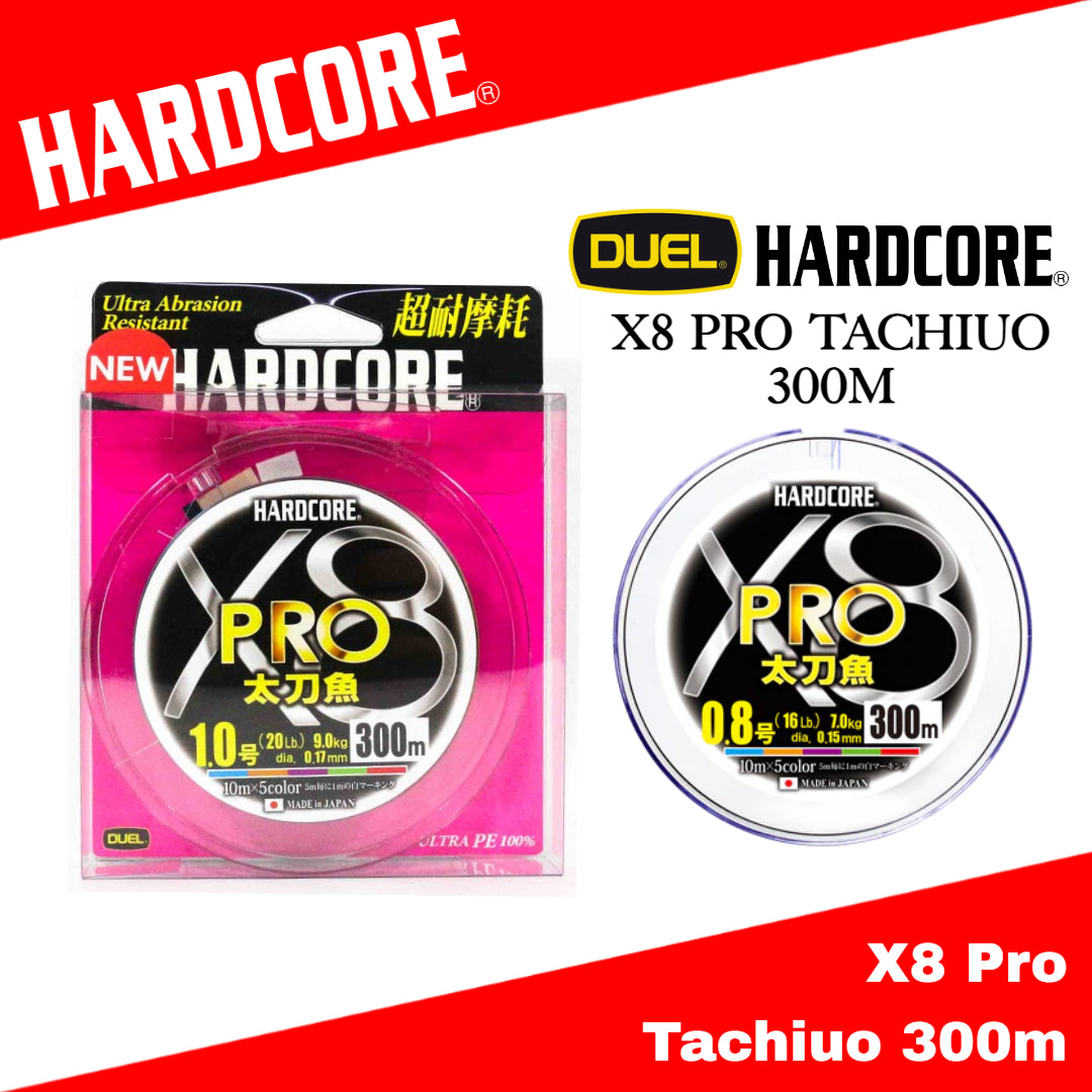 Yo Zuri Duel Hardcore PE Line X8 Pro Tachiuo 300m