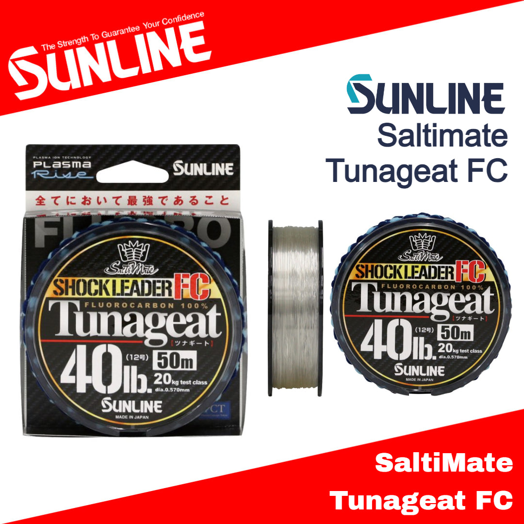 Sunline Shock Leader Fluorokarbon Saltimate Tunageat FC