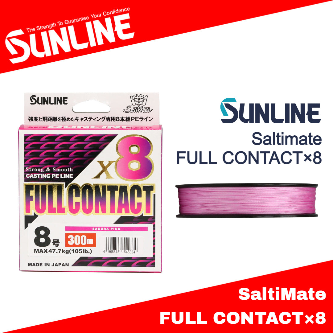 Tali PE Sunline Saltimate Kontak Penuh X8 300m