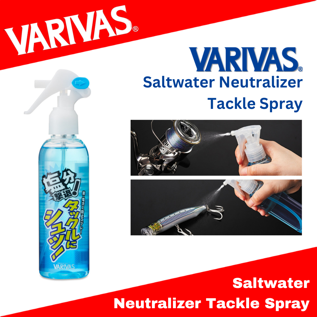 Semprotan Alat Pancing Varivas Penetral Air Asin 180ml (4342)