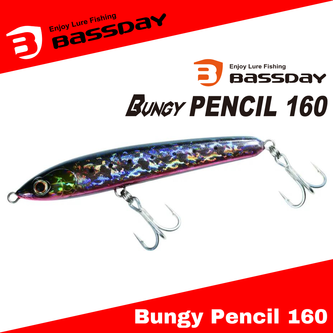 Umpan Bassday Bungy Pencil 160 Floating Lure 54.0g 160mm