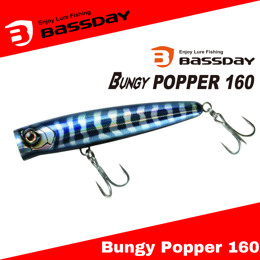 Umpan Apung Bassday Bungy Popper 160 62,0g 160mm