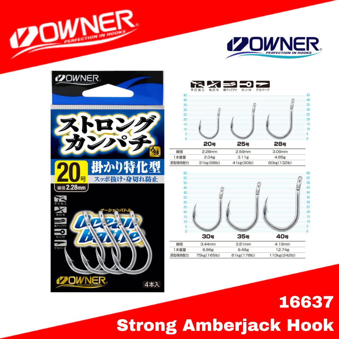 Pemilik 16637 Kail Amberjack Kuat