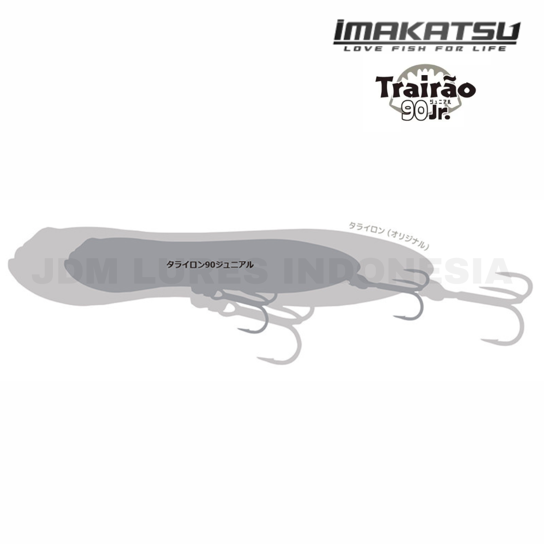 Umpan Pancing Imakatsu Trairao 90Jr Pencil Floating Lure
