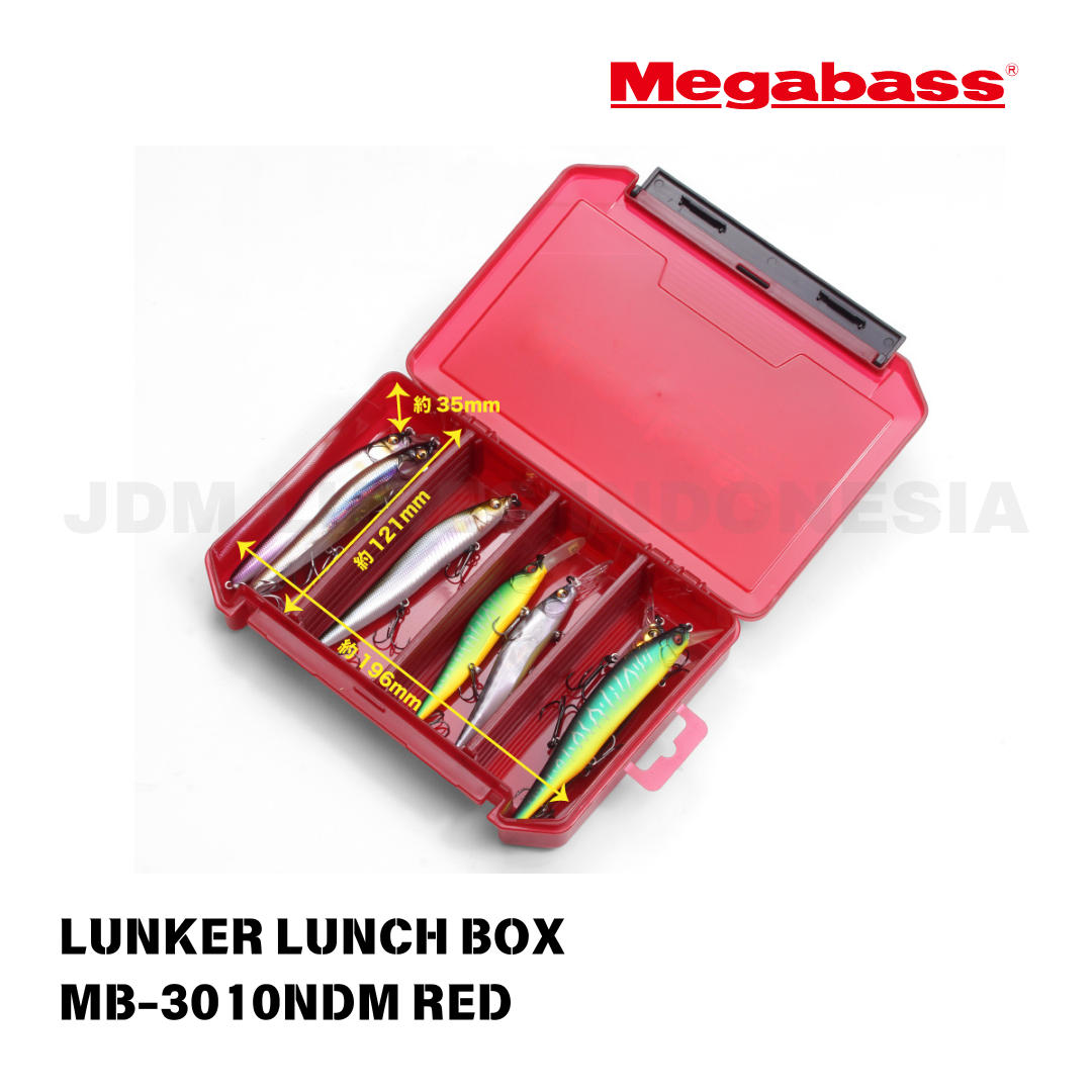 Kotak Makan Siang Megabass Lunker MB-3010NDM Merah