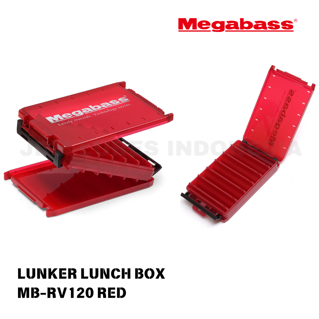 Kotak Makan Siang Megabass Lunker MB-RV120 Merah
