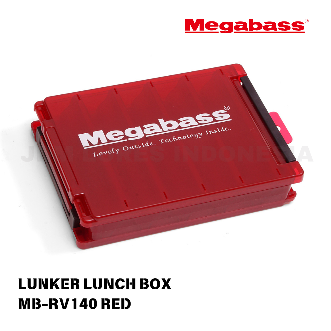 Kotak Makan Siang Megabass Lunker MB-RV140 MERAH