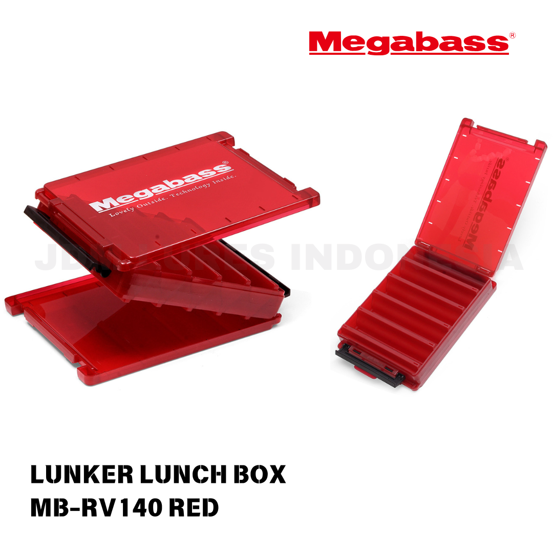 Kotak Makan Siang Megabass Lunker MB-RV140 MERAH