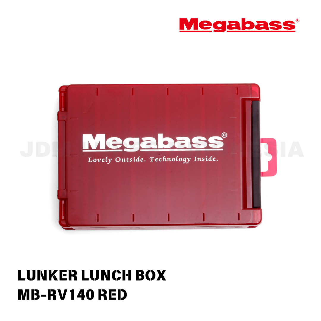 Kotak Makan Siang Megabass Lunker MB-RV140 MERAH