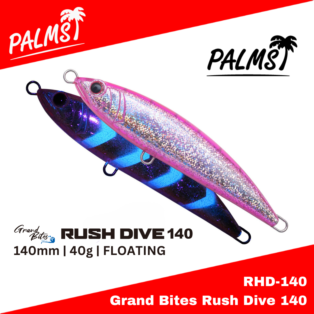 Palms Grand Bites Rush Dive 140 Diving Pencil 40g 140mm
