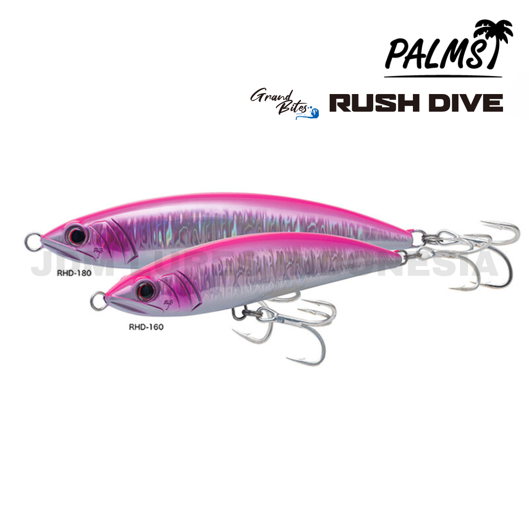 Palms Grand Bites Rush Dive 160 Diving Pencil 68g 160mm