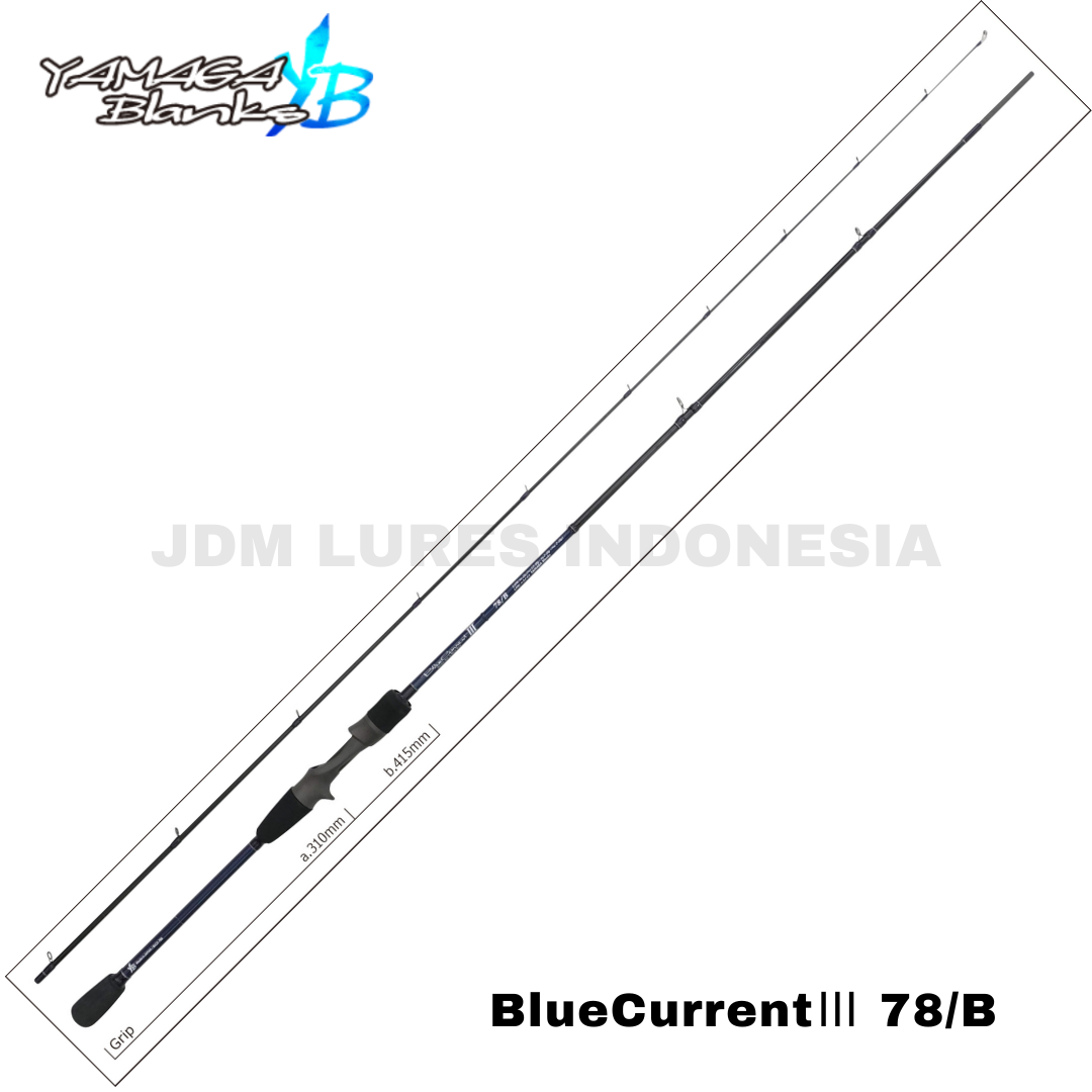 Yamaga Blanks Spinning Rod Blue Current III 78/B