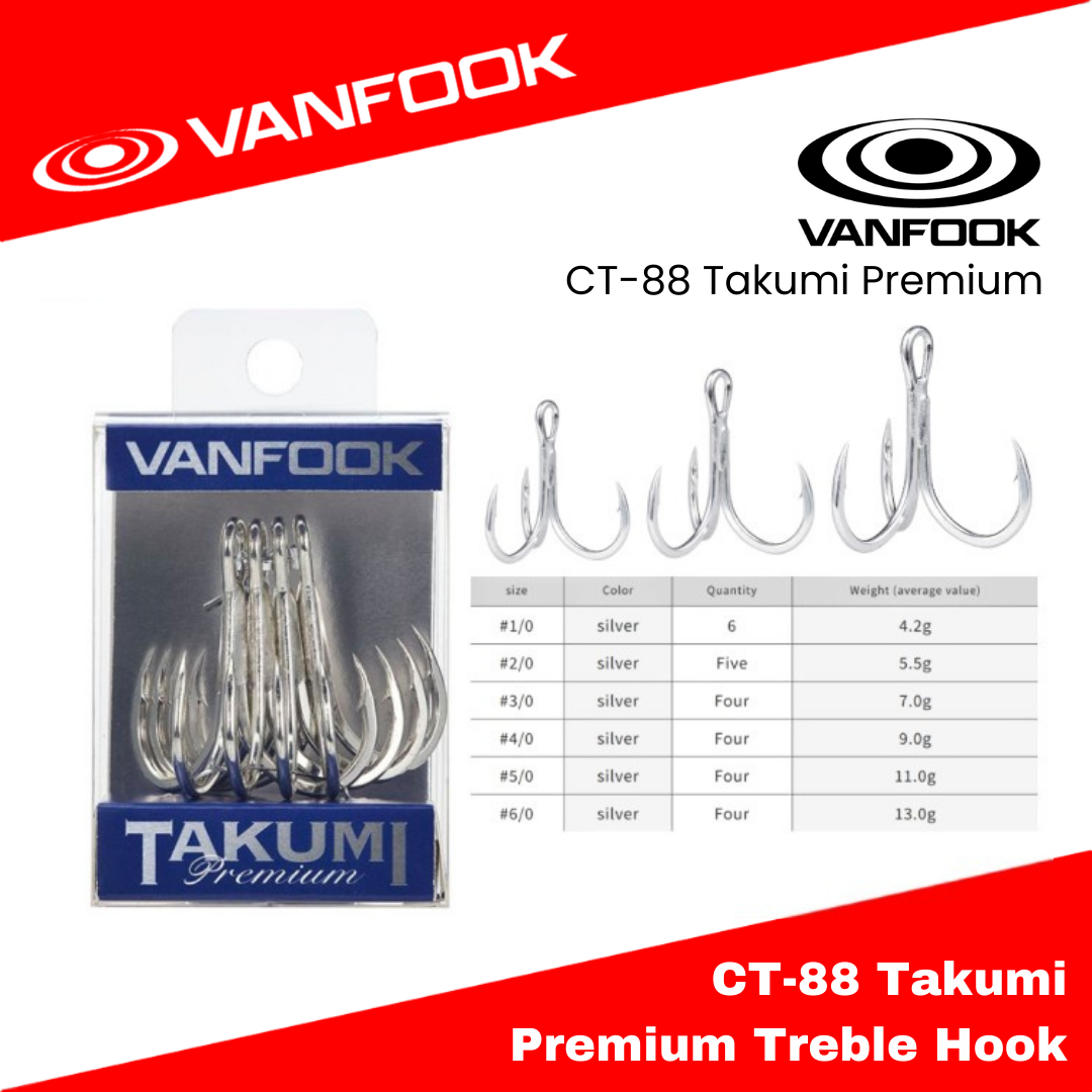 Kail Treble Premium Vanfook CT-88 Takumi