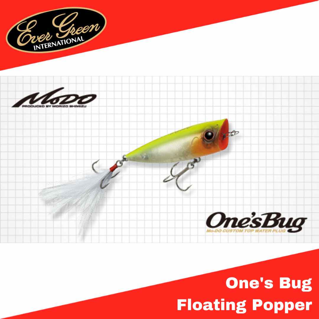 Evergreen One's Bug Floating Popper 9.8g 68mm