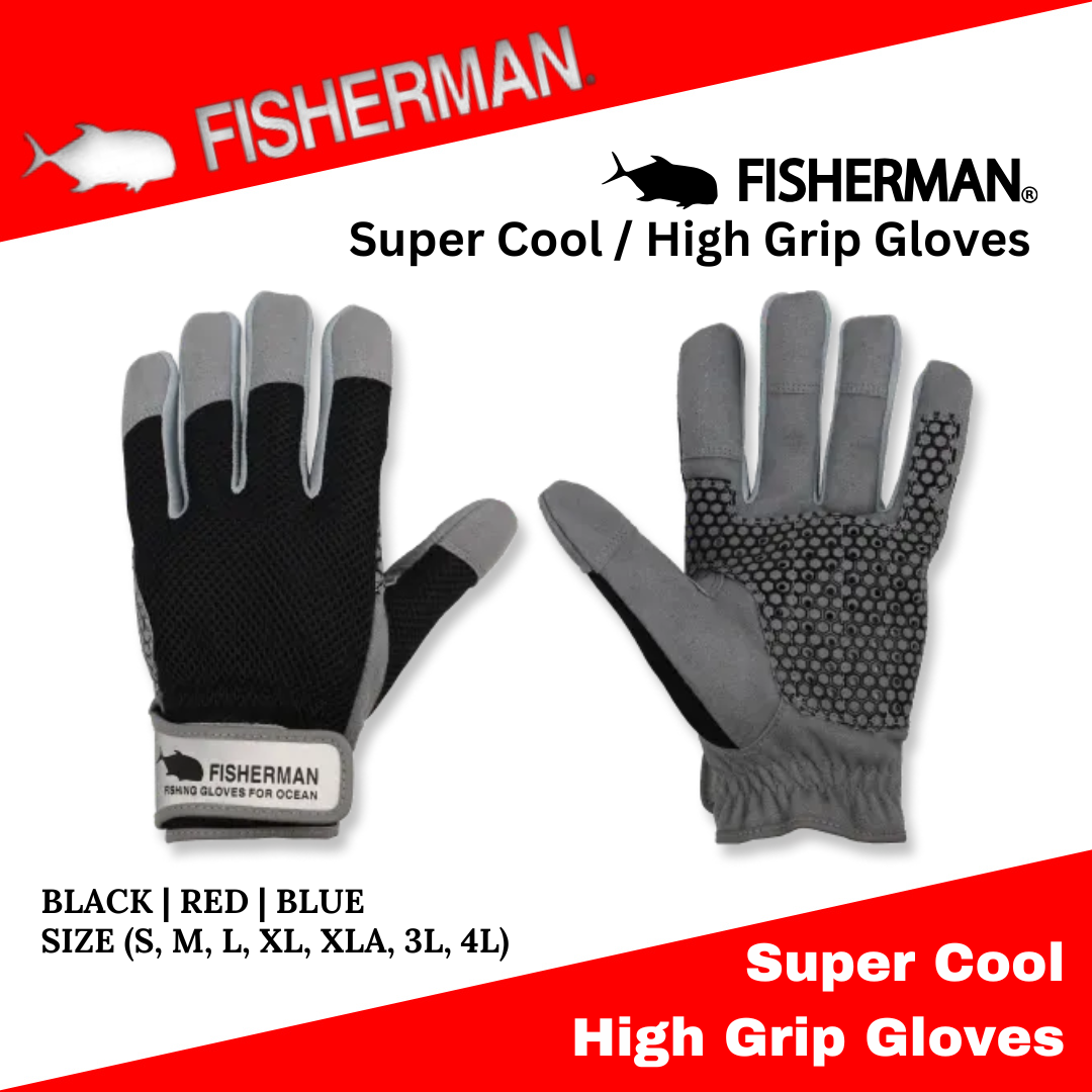 Sarung Tangan Memancing Genggaman Tinggi Super Keren untuk Nelayan