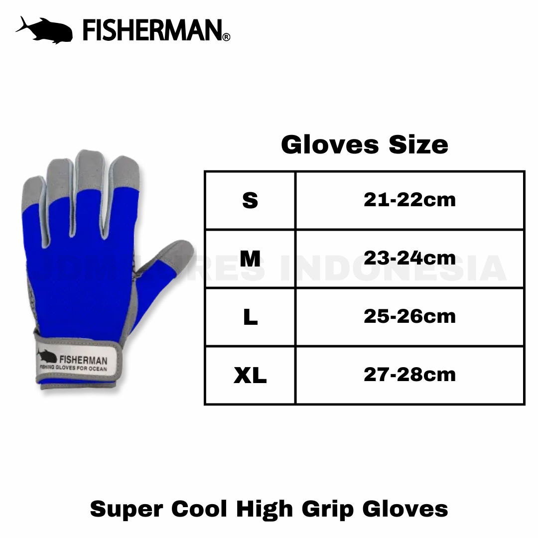 Sarung Tangan Memancing Genggaman Tinggi Super Keren untuk Nelayan