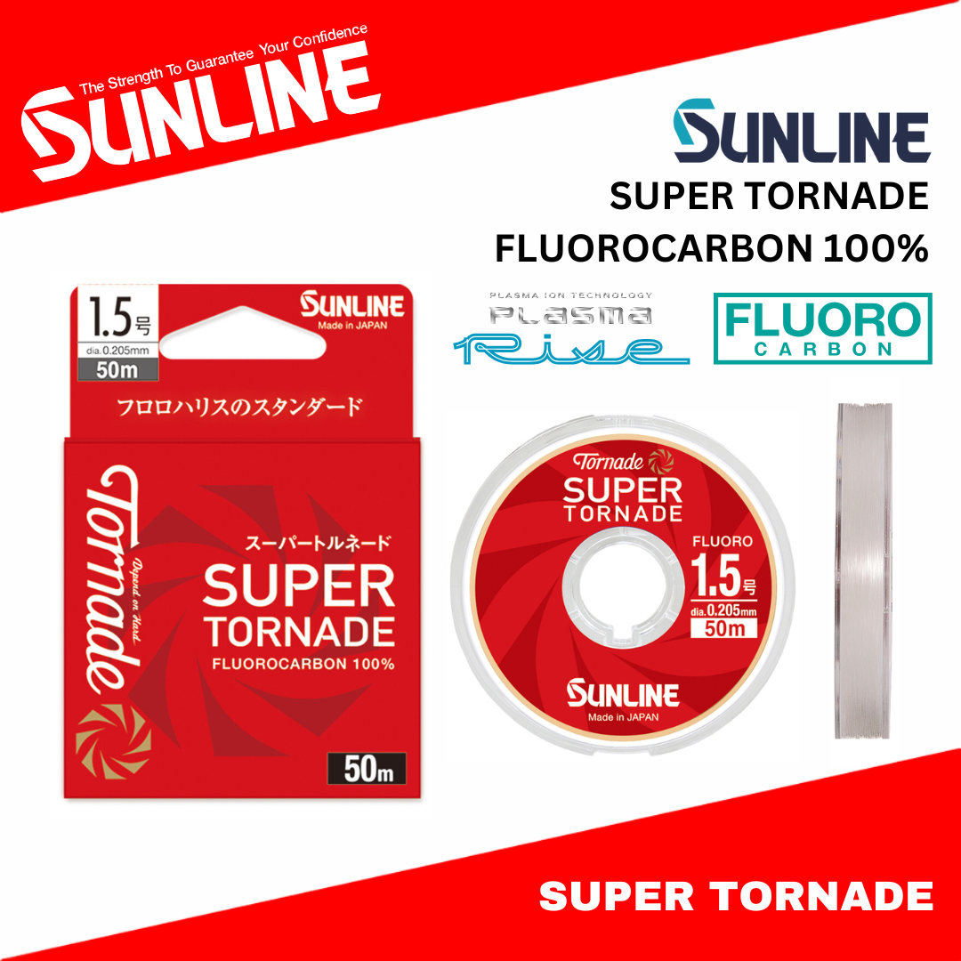 Pemimpin Fluorokarbon Super Tornade Sunline