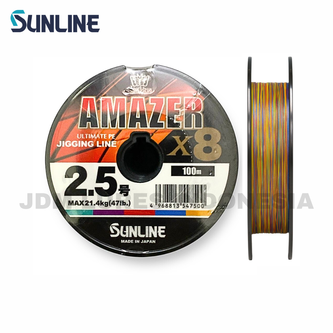 Tali PE Sunline Saltimate Amazer X8 100m Penghubung