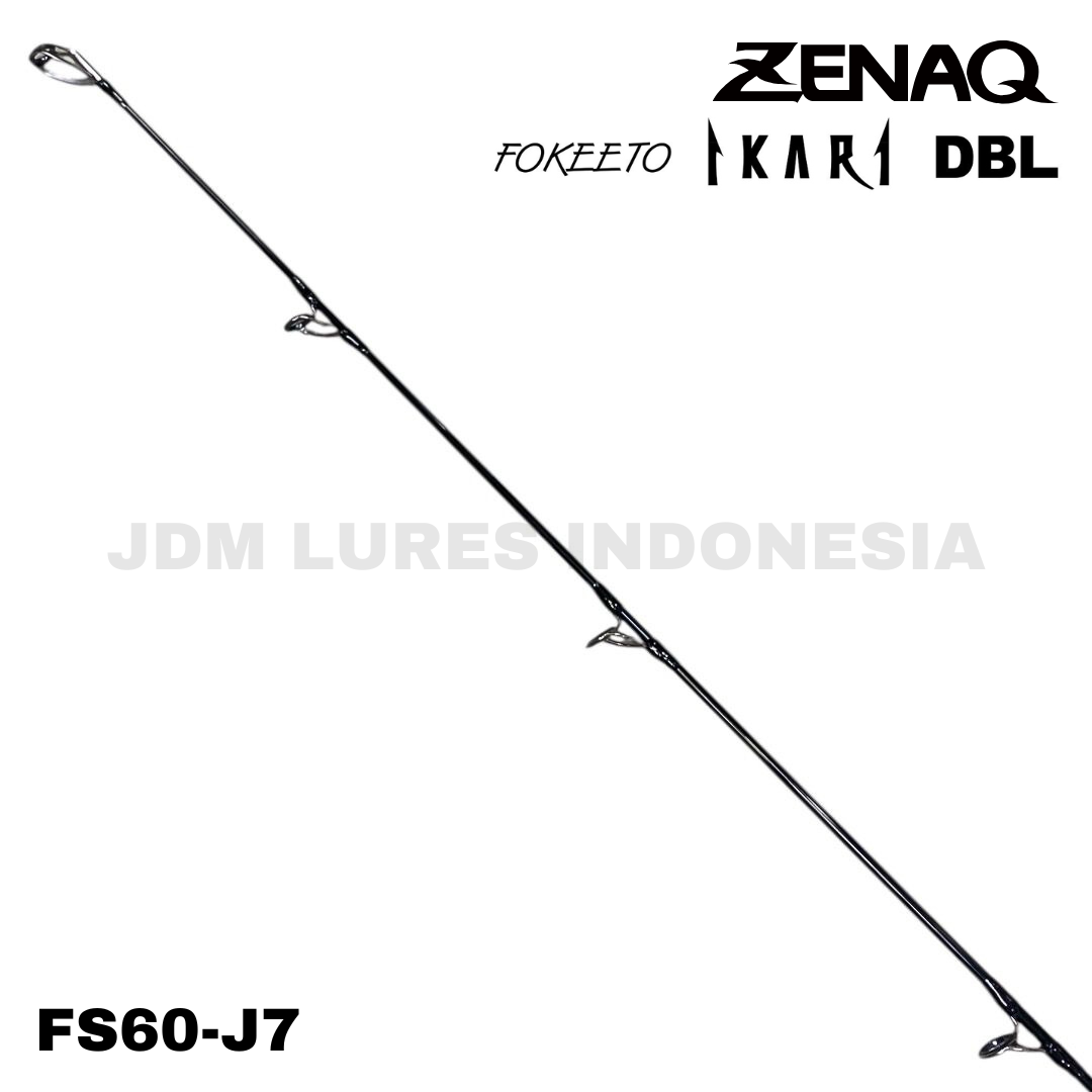 Zenaq Spinning Rod Fokeeto Ikari DBL FS60-J7
