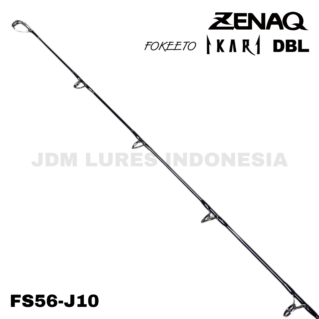 Zenaq Spinning Rod Fokeeto Ikari DBL FS56-J10