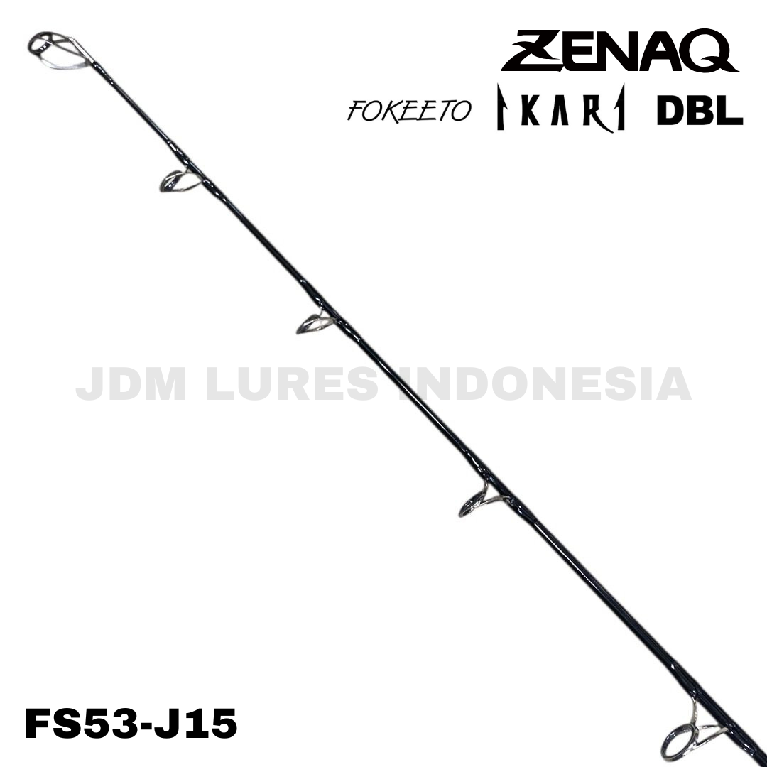 Zenaq Spinning Rod Fokeeto Ikari DBL FS53-J15