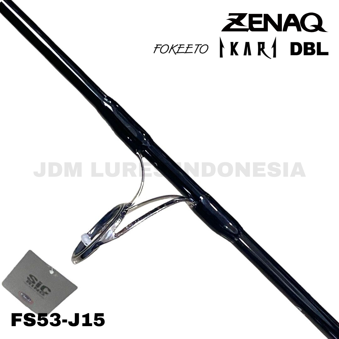 Zenaq Spinning Rod Fokeeto Ikari DBL FS53-J15