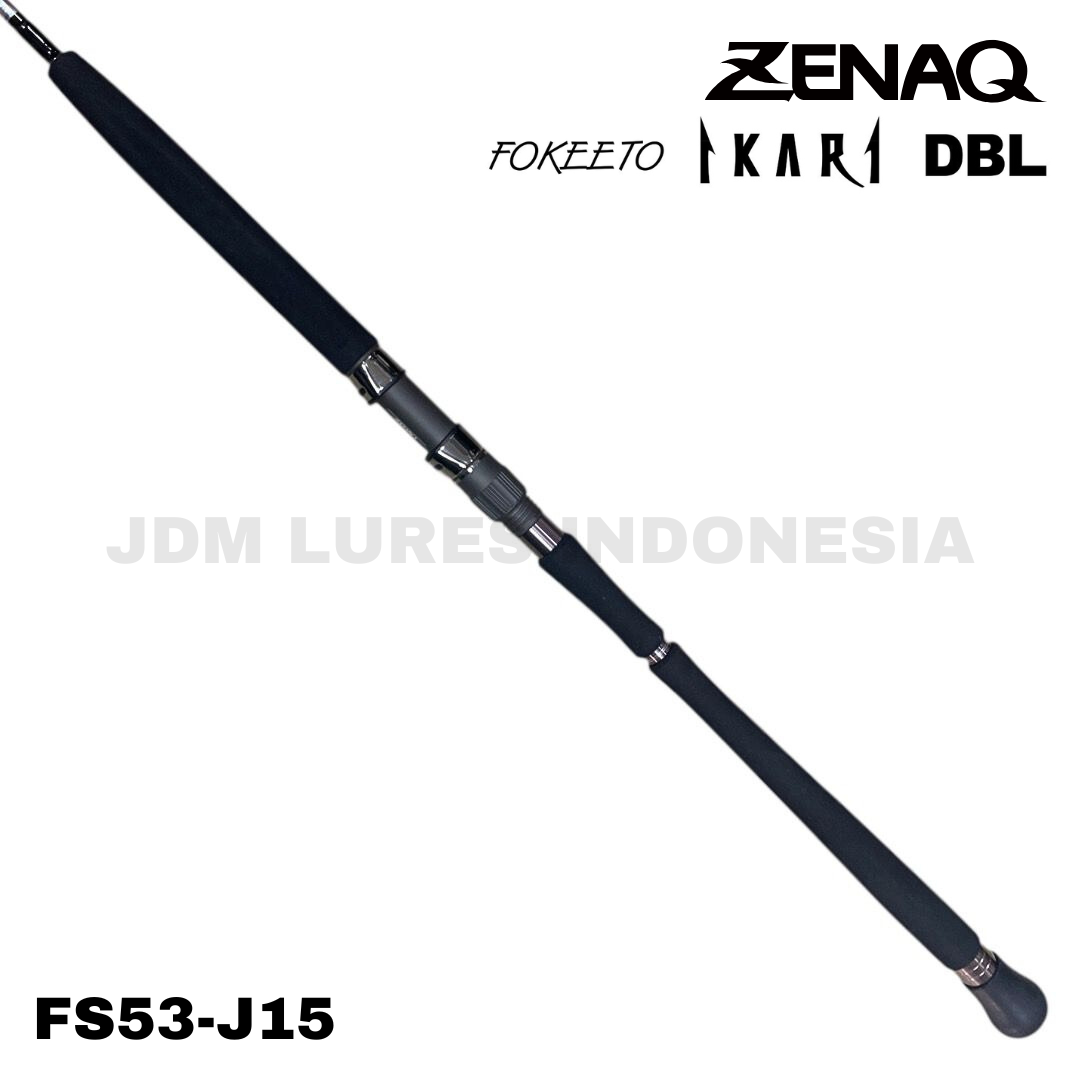 Zenaq Spinning Rod Fokeeto Ikari DBL FS53-J15