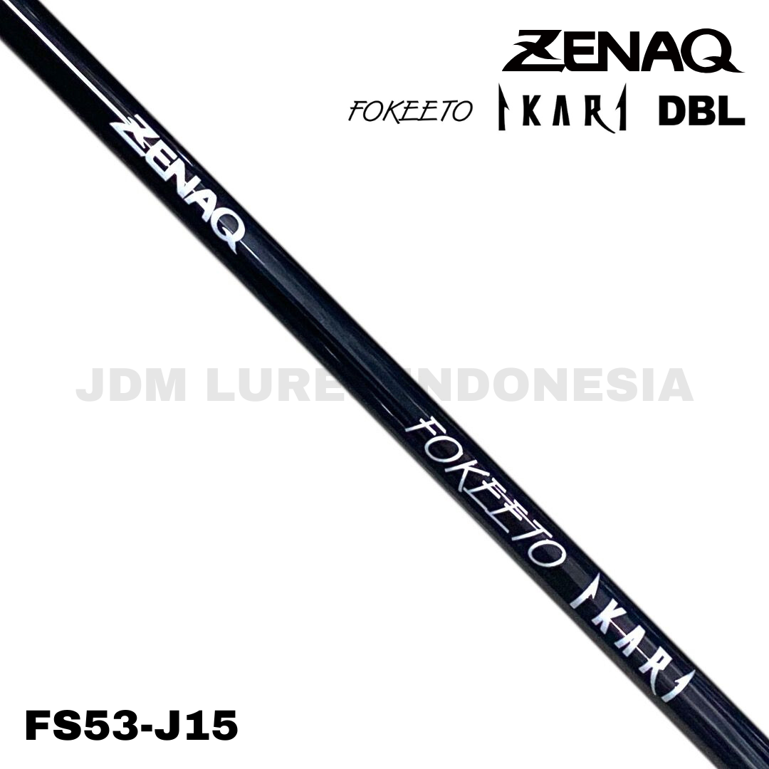 Zenaq Spinning Rod Fokeeto Ikari DBL FS53-J15