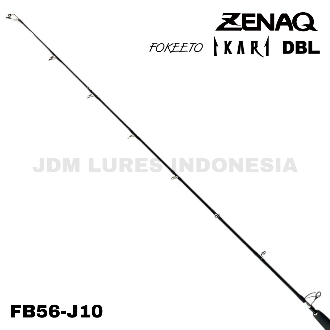 Zenaq Baitcasting Rod Fokeeto Ikari DBL FB56-J10