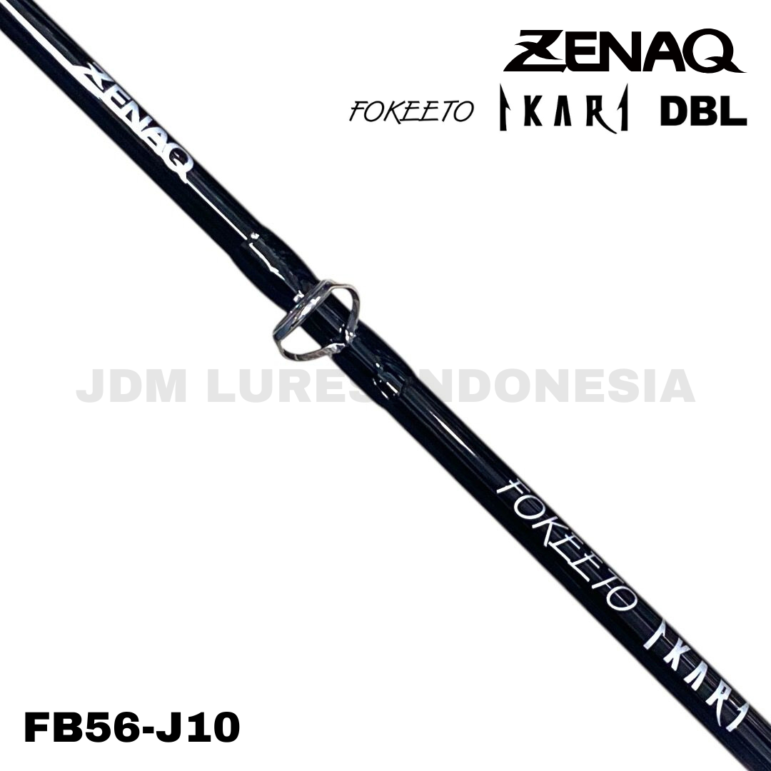 Zenaq Baitcasting Rod Fokeeto Ikari DBL FB56-J10