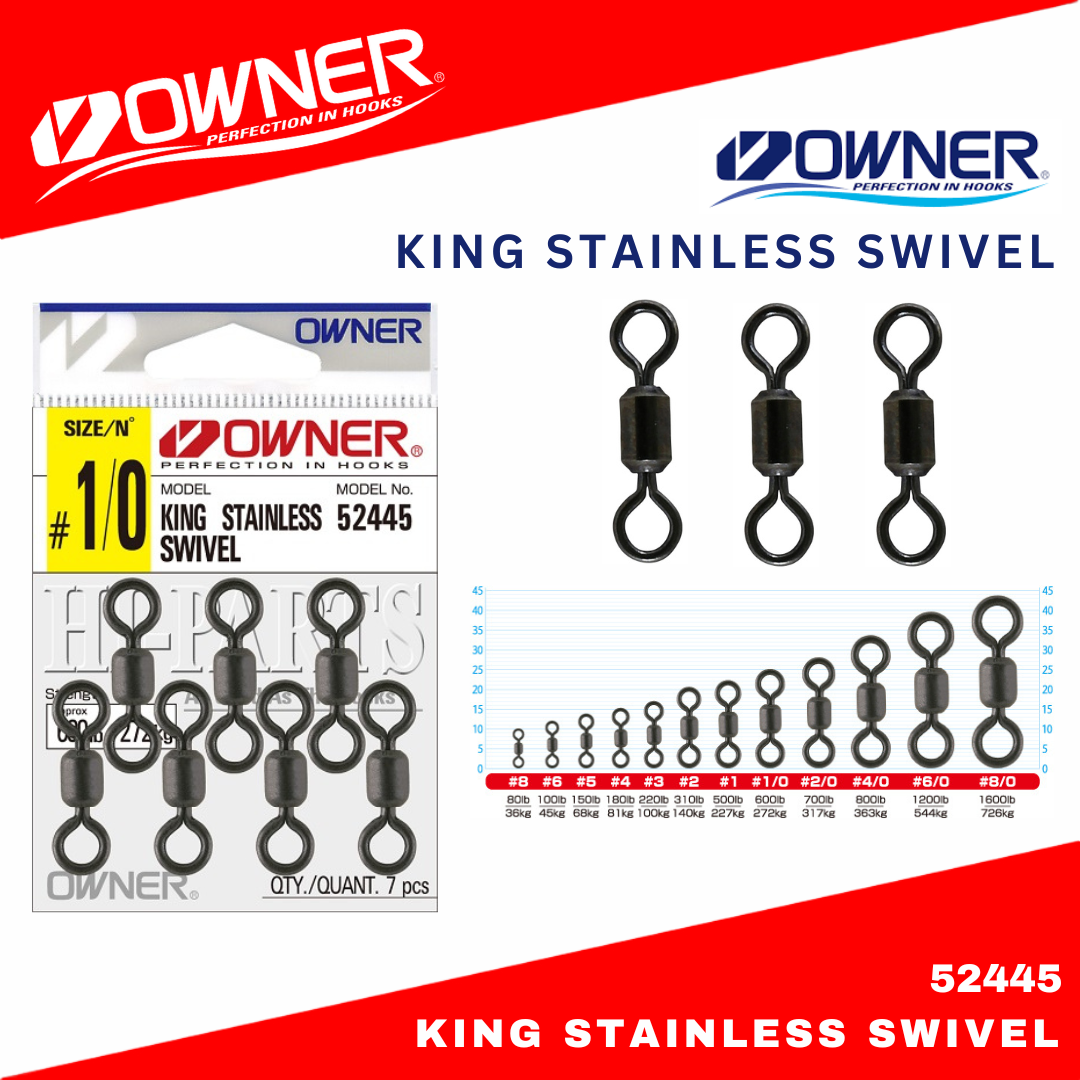 Owner 52445 King Stainless Swivel