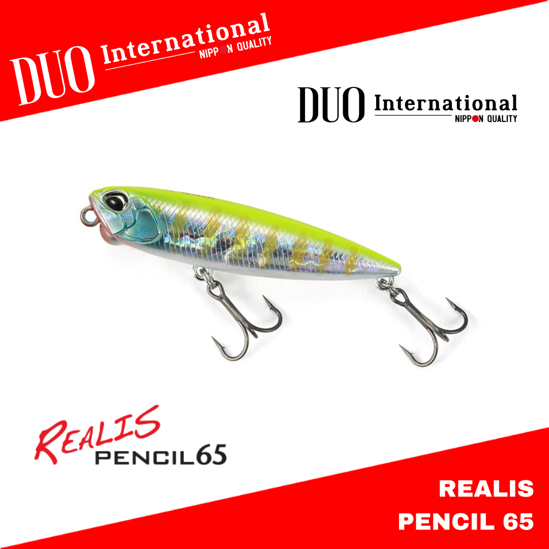Duo Realis Pencil 65 Umpan Apung 5,5g 65mm