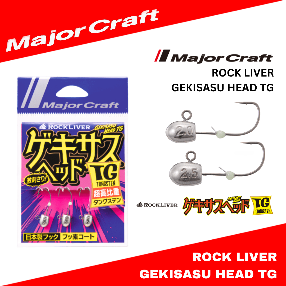Kepala Jig Gekisasu Batu MajorCraft TG