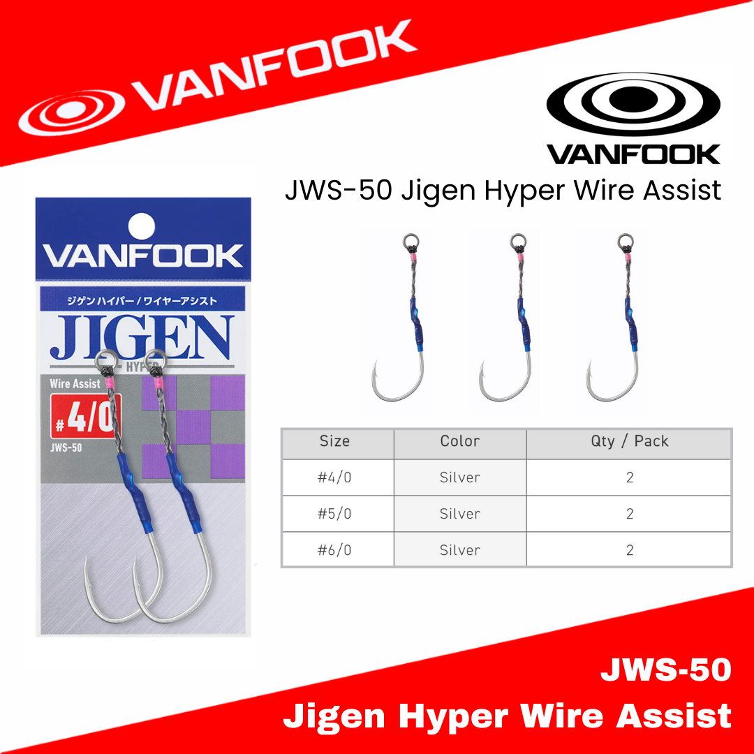 Bantuan Kabel Hyper Jigen Vanfook JWS-50