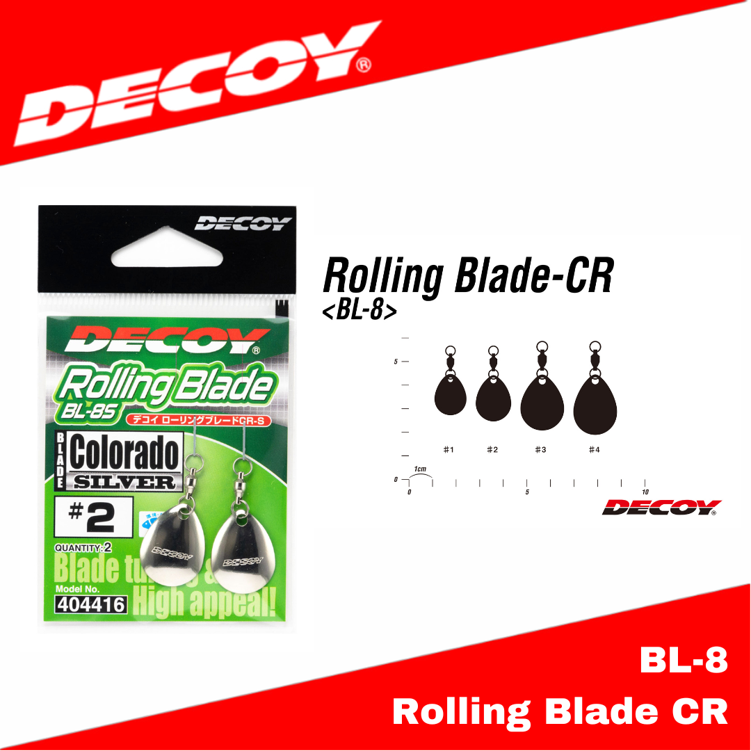 Umpan BL-8 Rolling Blade CR (Colorado)