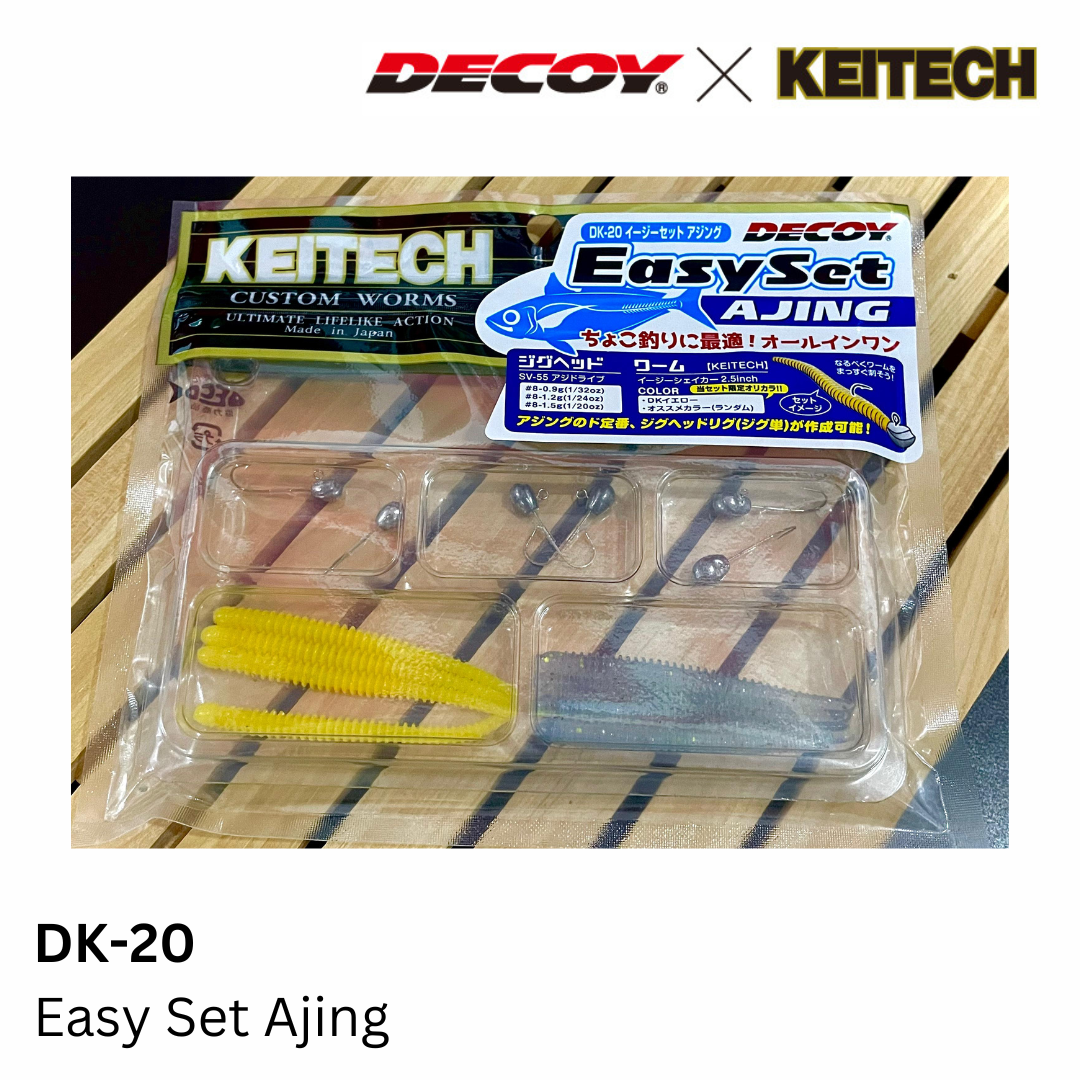 Decoy x Keitech DK-20 Set Mudah Ajing