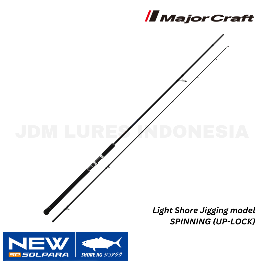 Joran Pemintal MajorCraft Solpara Light Shore Jigging SPSJ-1002M/LSJ